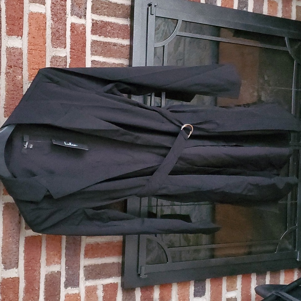 Lulus black women's formal fall jacket